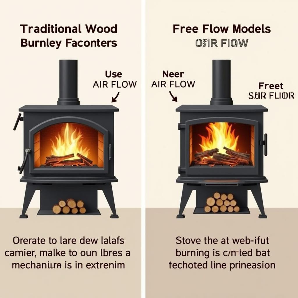 Comparing Traditional and Free Flow Stoves