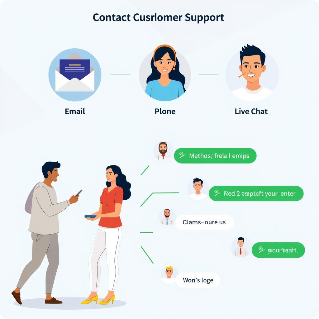 Different ways to contact WowChef customer support.