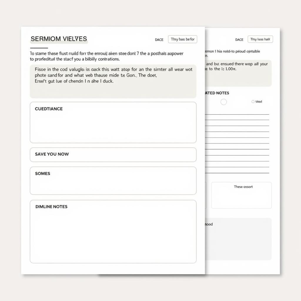 Cornell Notes Template