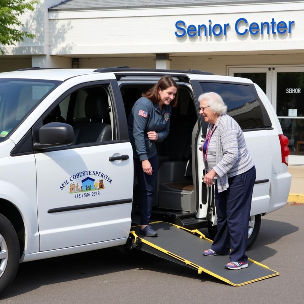 County-funded van transporting seniors in Florida