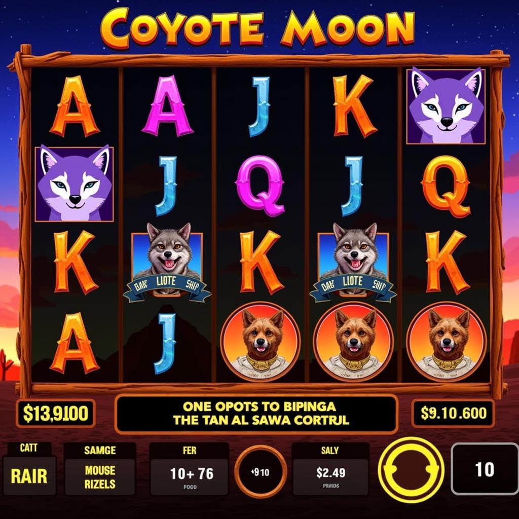 Coyote Moon Free Slots Screenshot