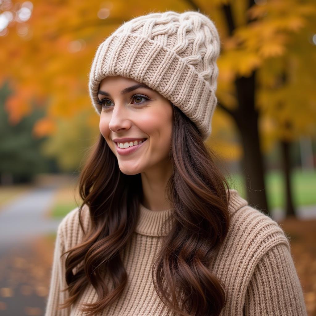 Cozy Cable Knit Toque