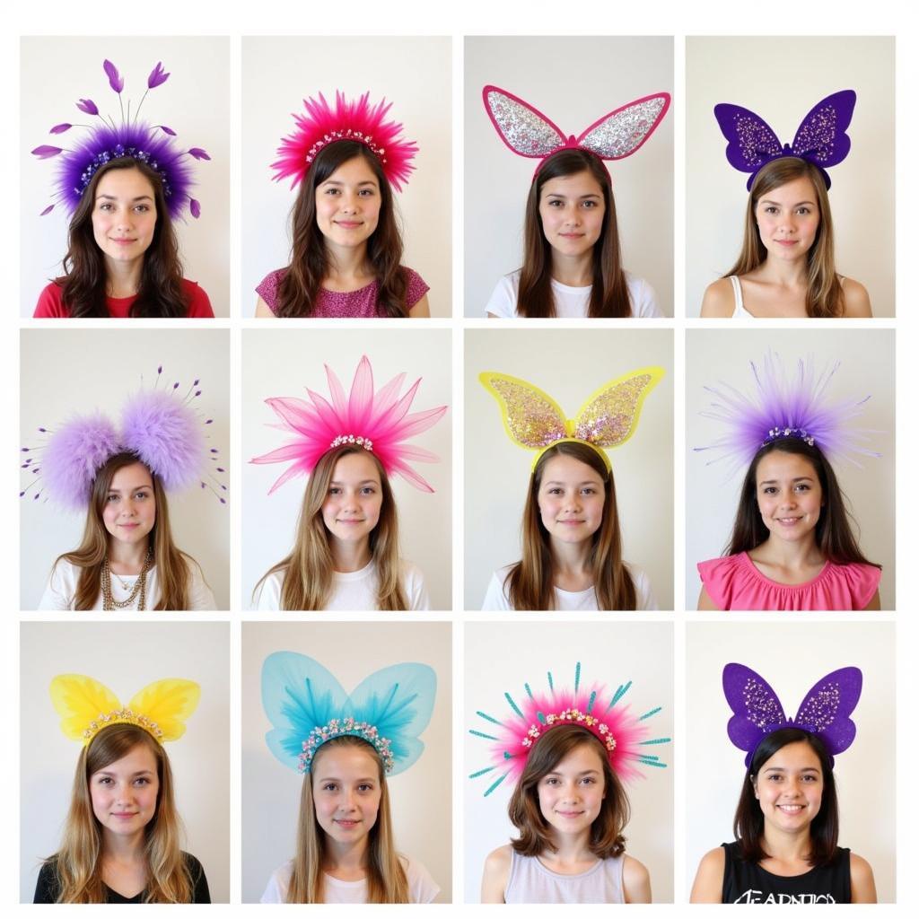 Creative Butterfly Crown Variations