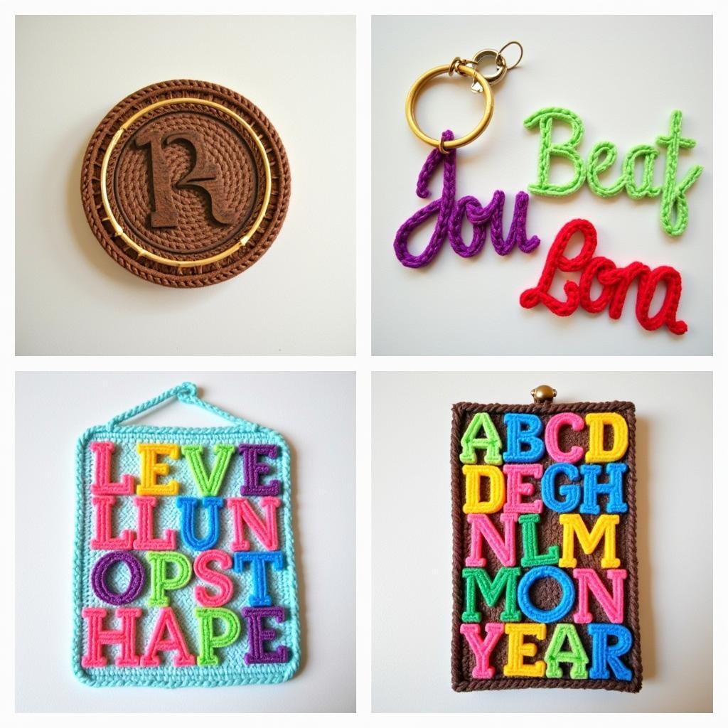 Creative Plastic Canvas Alphabet Projects