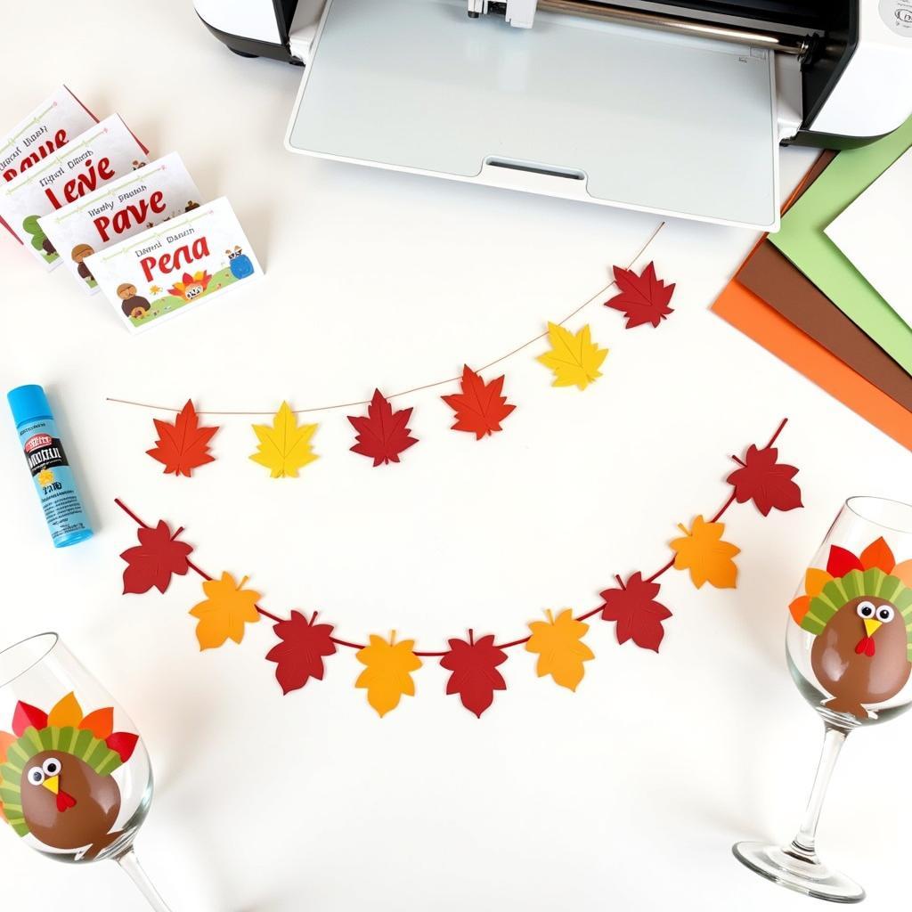 Cricut Thanksgiving crafts