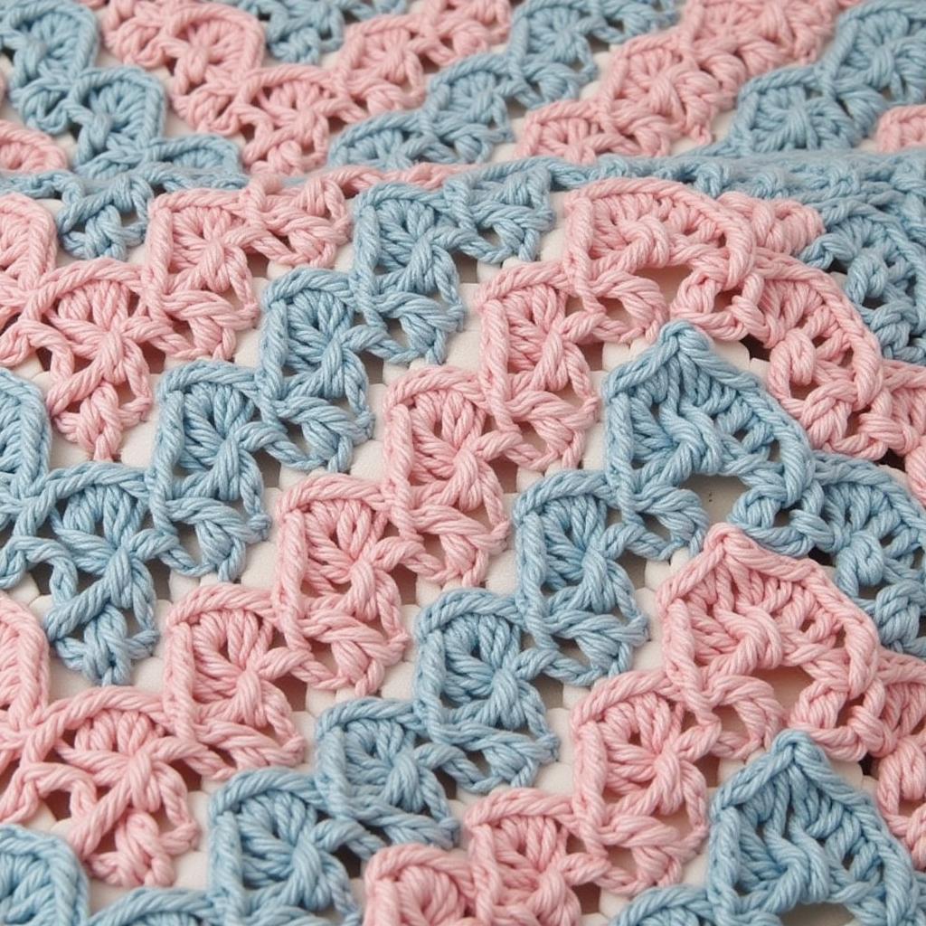 Crochet Afghan Pattern Free: Ripple Pattern