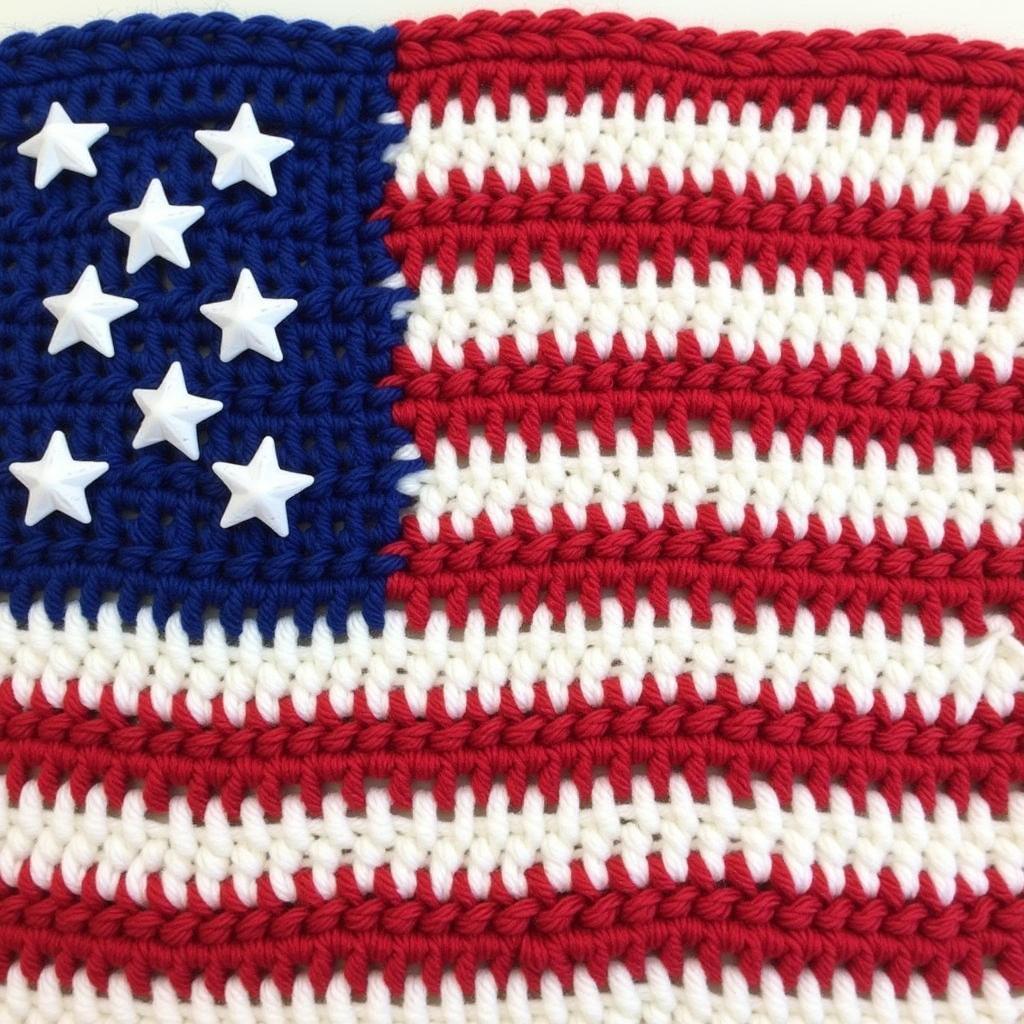 Essential tips for crocheting an American flag 