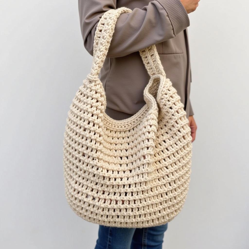 Stylish Crochet Bucket Bag Pattern