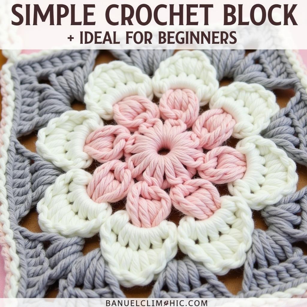 Crochet Block Blanket for Beginners