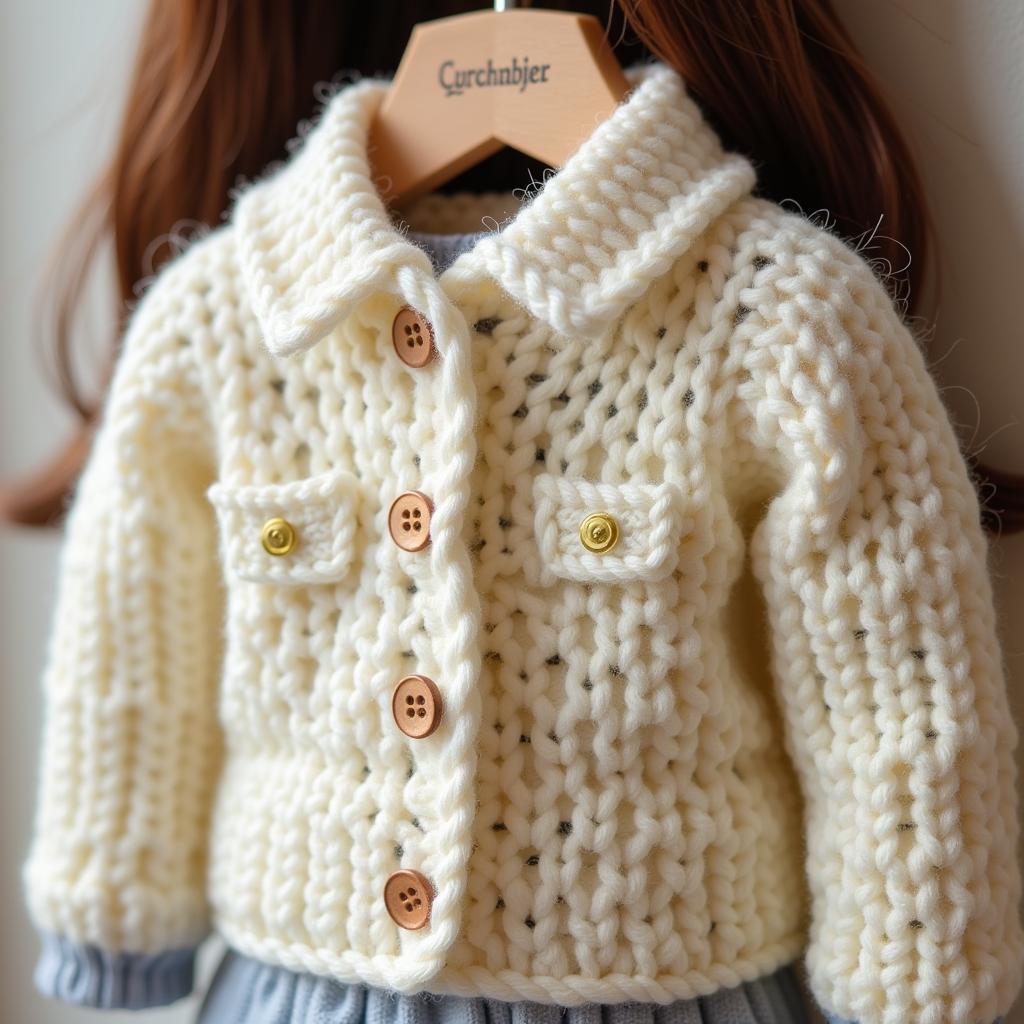 Crochet Doll Sweater Pattern Free