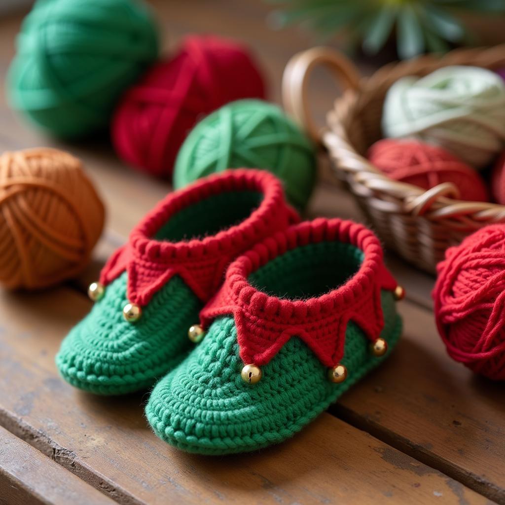 Crochet Elf Slippers for Beginners