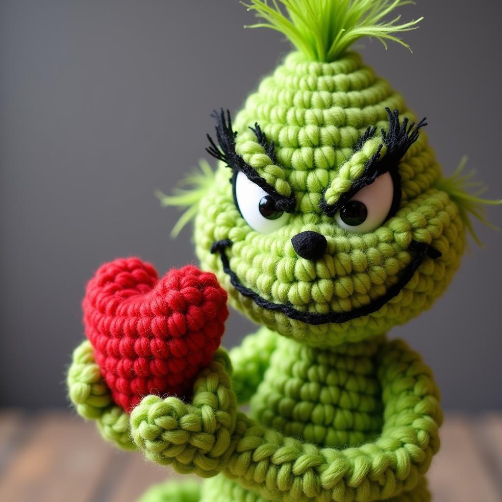 Grinch Amigurumi Crochet Pattern