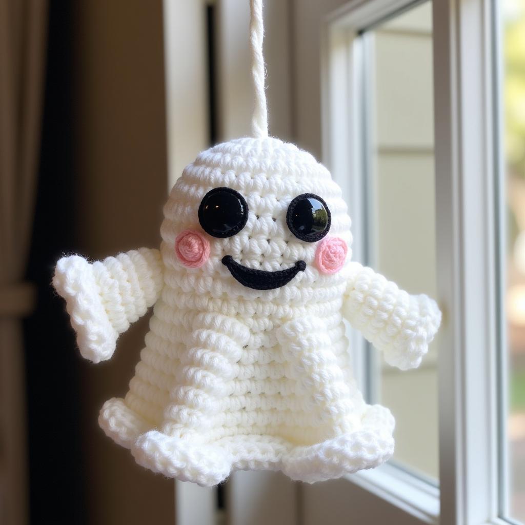 Free Crochet Halloween Ghost Pattern