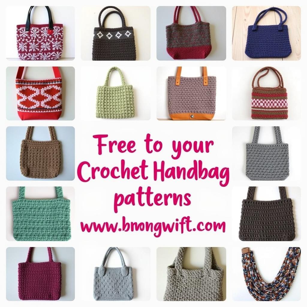 Crochet Handbag Pattern Variety