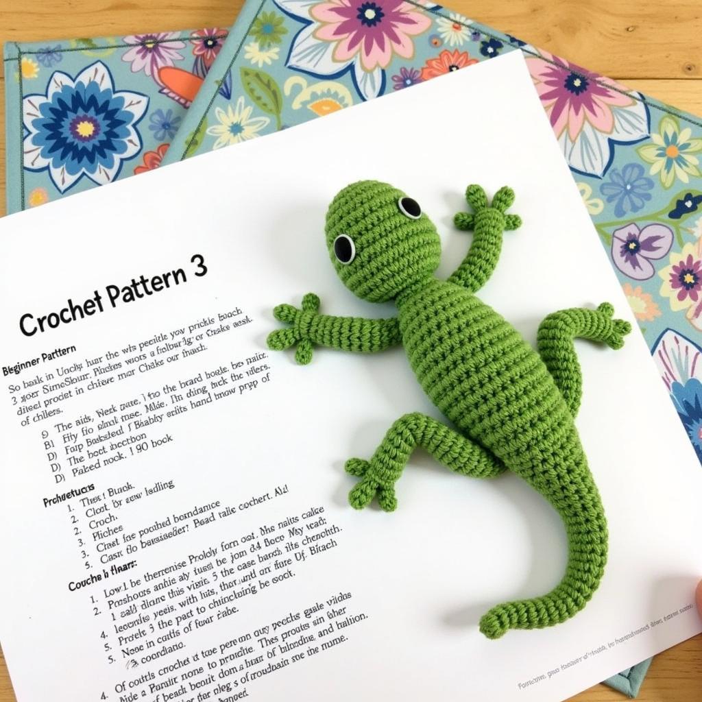 Crochet Lizard Pattern for Beginners