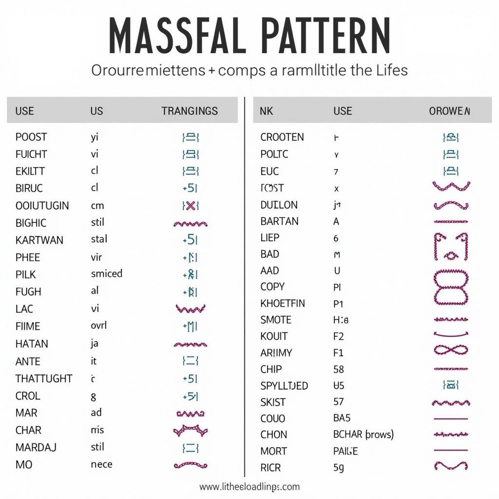 Decoding Crochet Pattern Abbreviations: A Comprehensive Chart