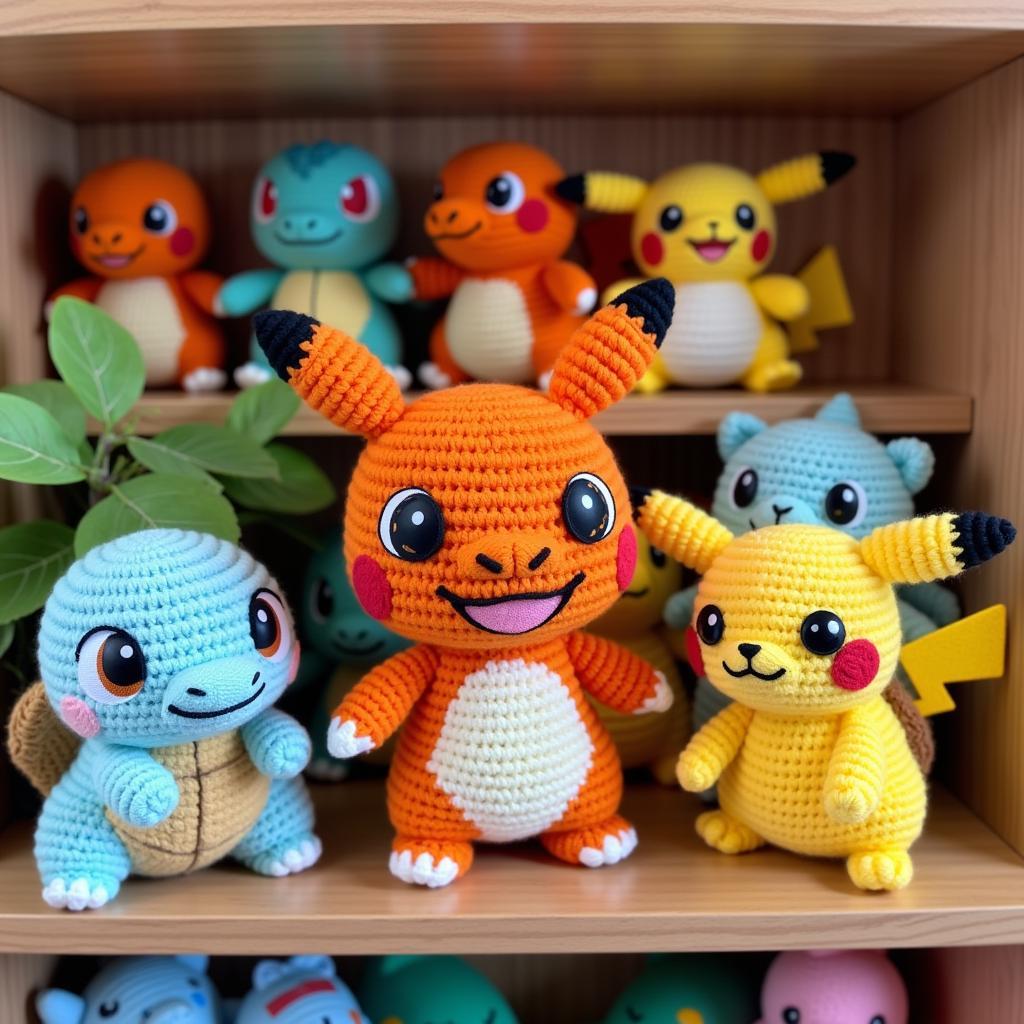 A Collection of Crochet Pokemon Amigurumi