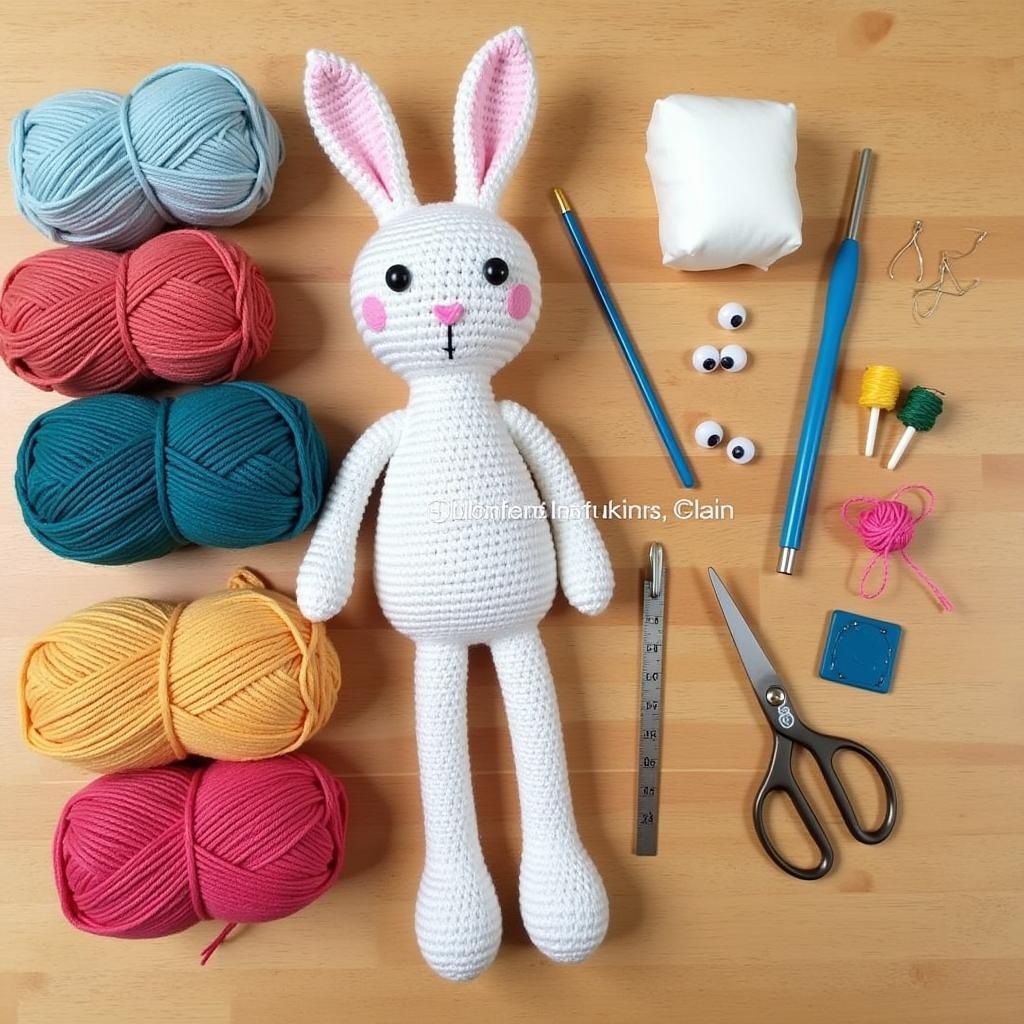 Essential Crochet Supplies for Bunny Rag Doll