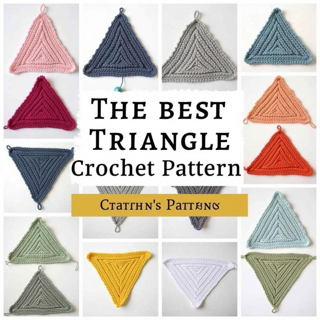 Various Triangle Crochet Patterns