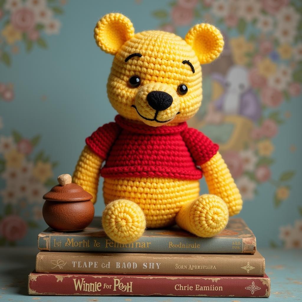 Crocheted Winnie the Pooh amigurumi pattern