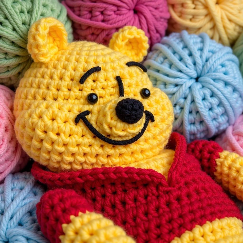 Crochet Winnie the Pooh Blanket