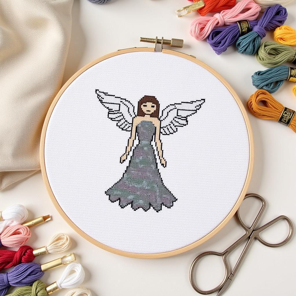 Essential Cross Stitch Supplies for Creating Angel Designs