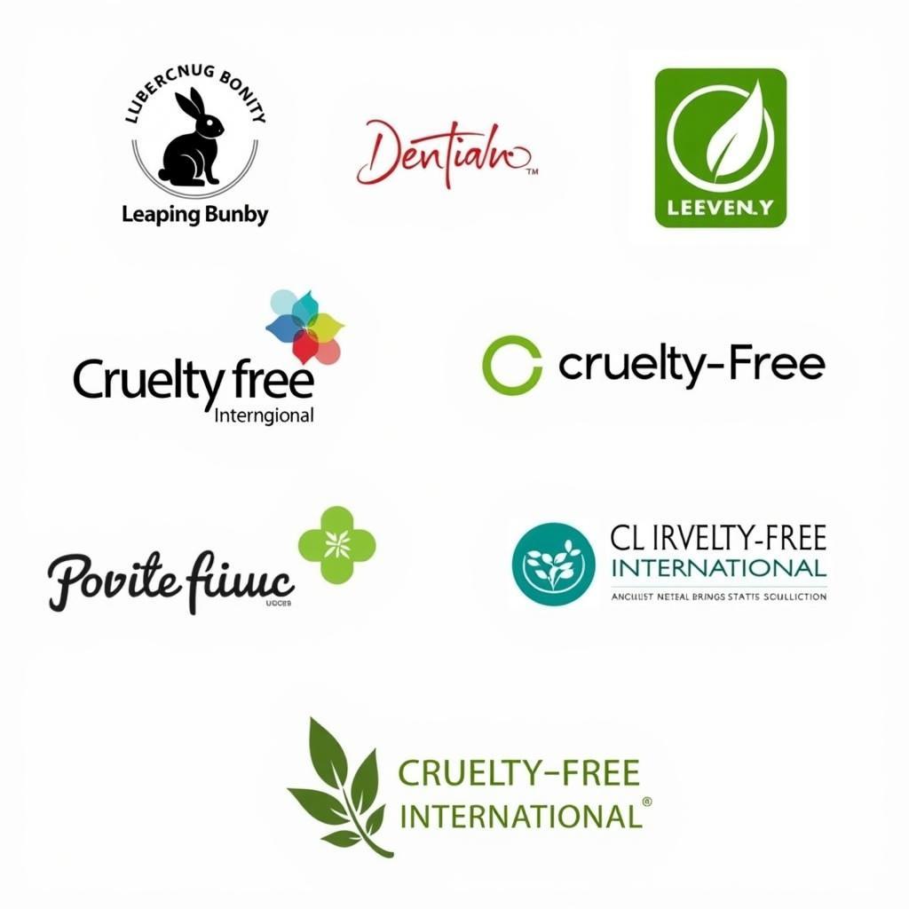 Cruelty-free certification logos