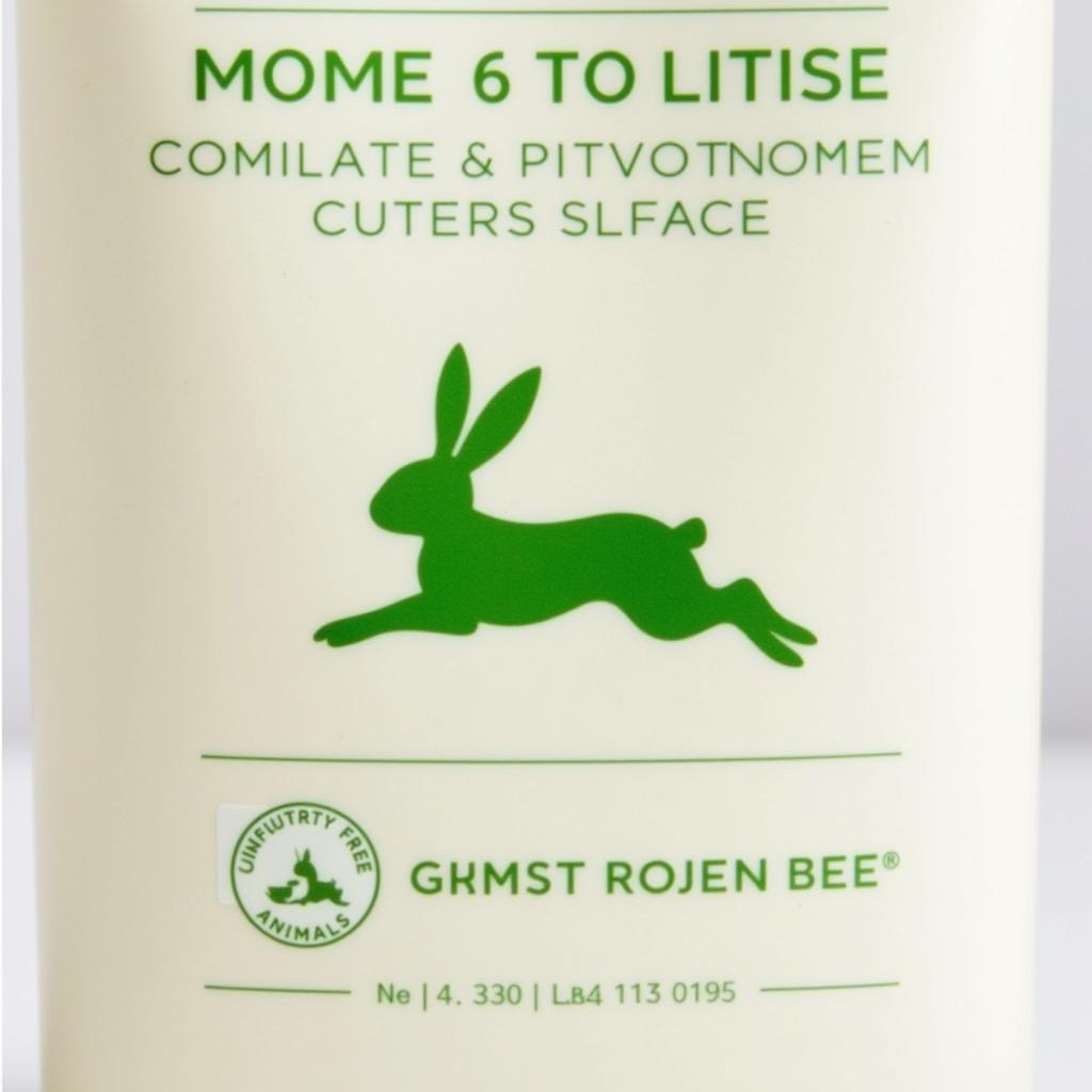 cruelty-free bunny logo