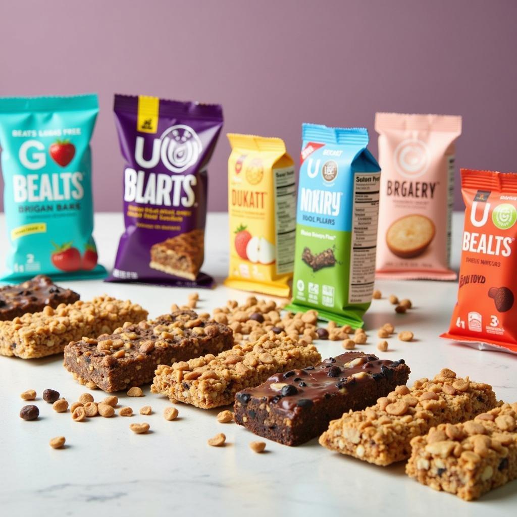 Various Dairy and Gluten Free Protein Bars