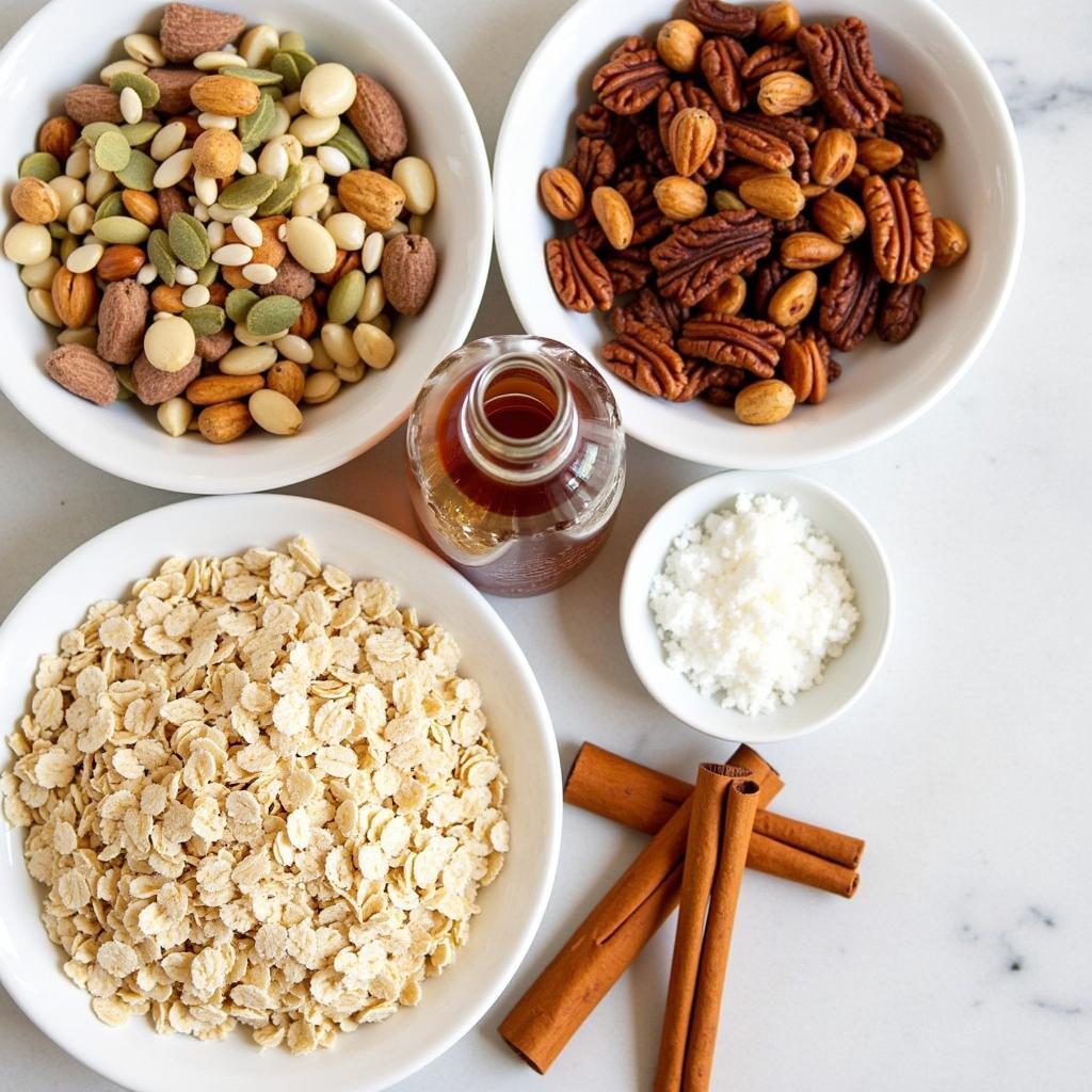 Dairy Free Granola Ingredients