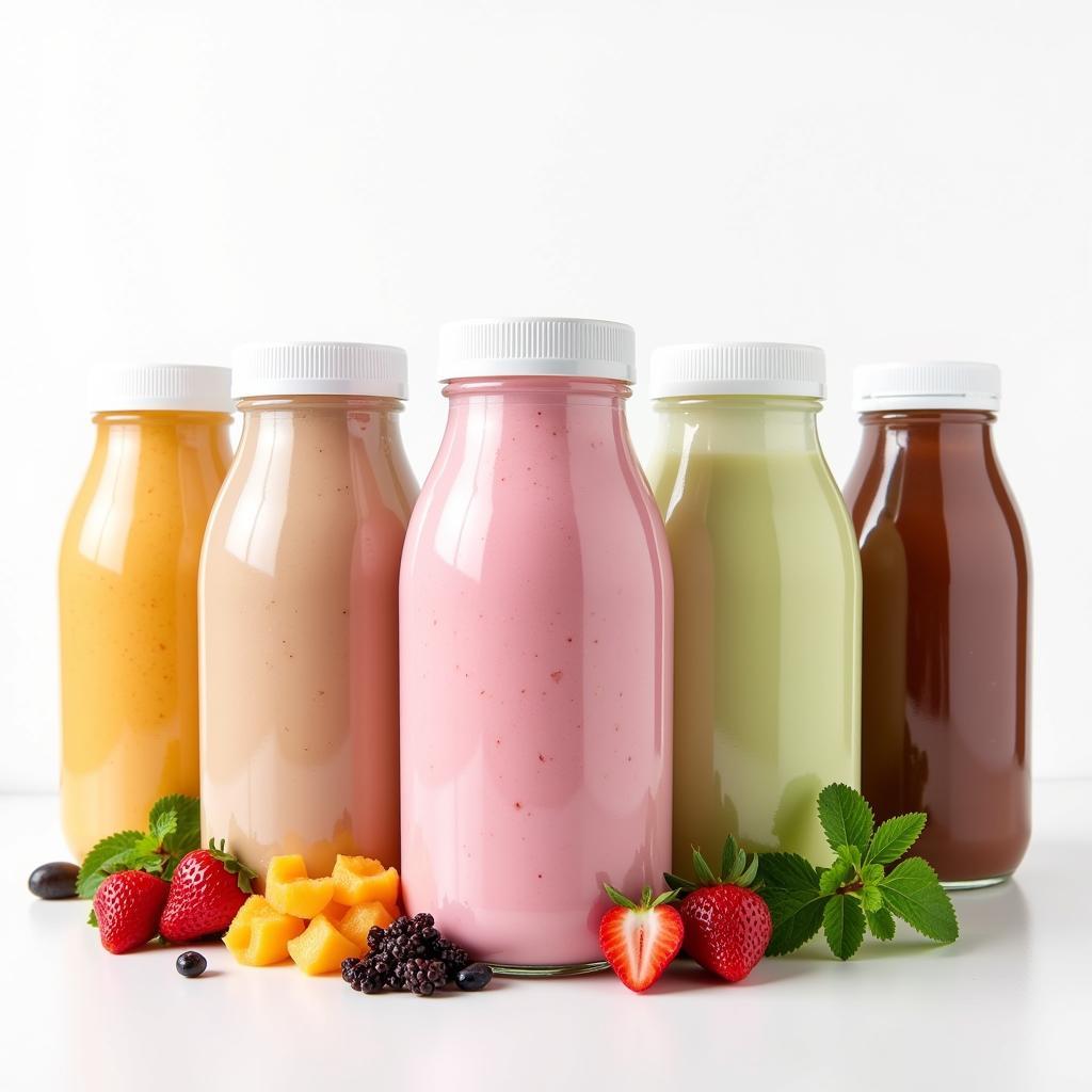 Various dairy-free meal replacement shake options available