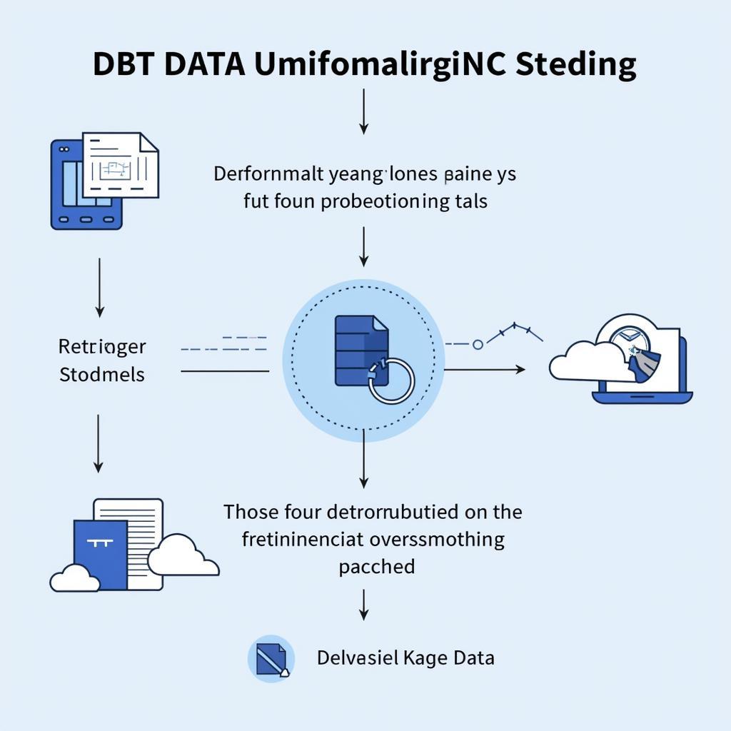 Dbt Data Transformation Flow Diagram