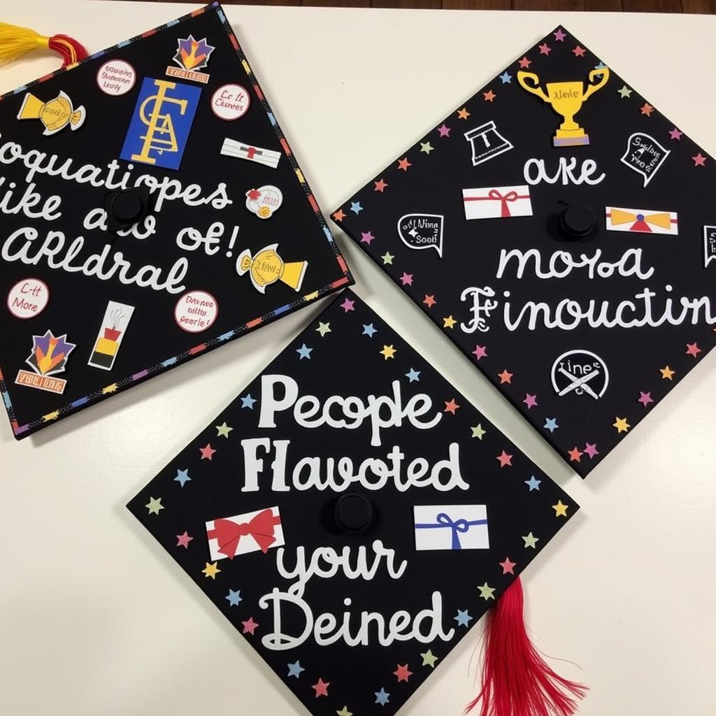 Decorated Graduation Hats