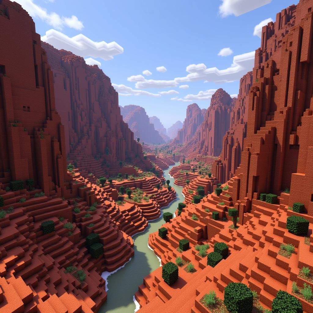 Minecraft Desert Cliffs Biome