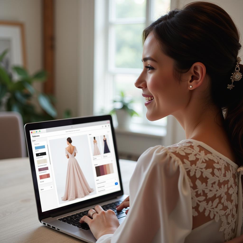 Designing Your Wedding Dress Online