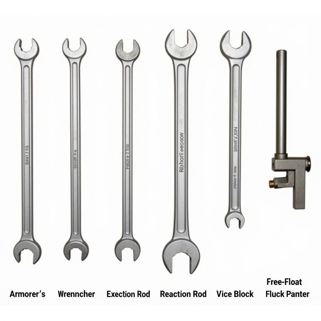 Variety of Free Float Barrel Nut Wrenches