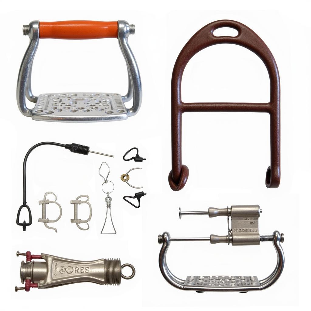 Various designs of jump free stirrups