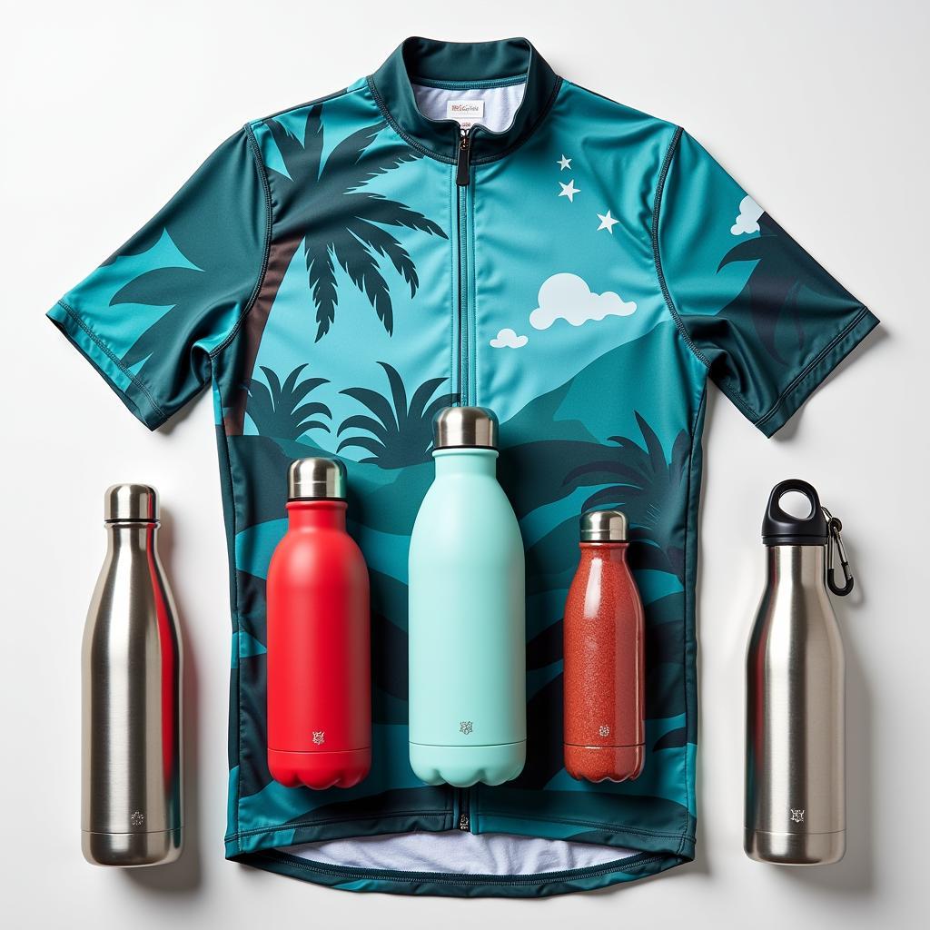 Different types of eco-friendly water bottles for cyclists