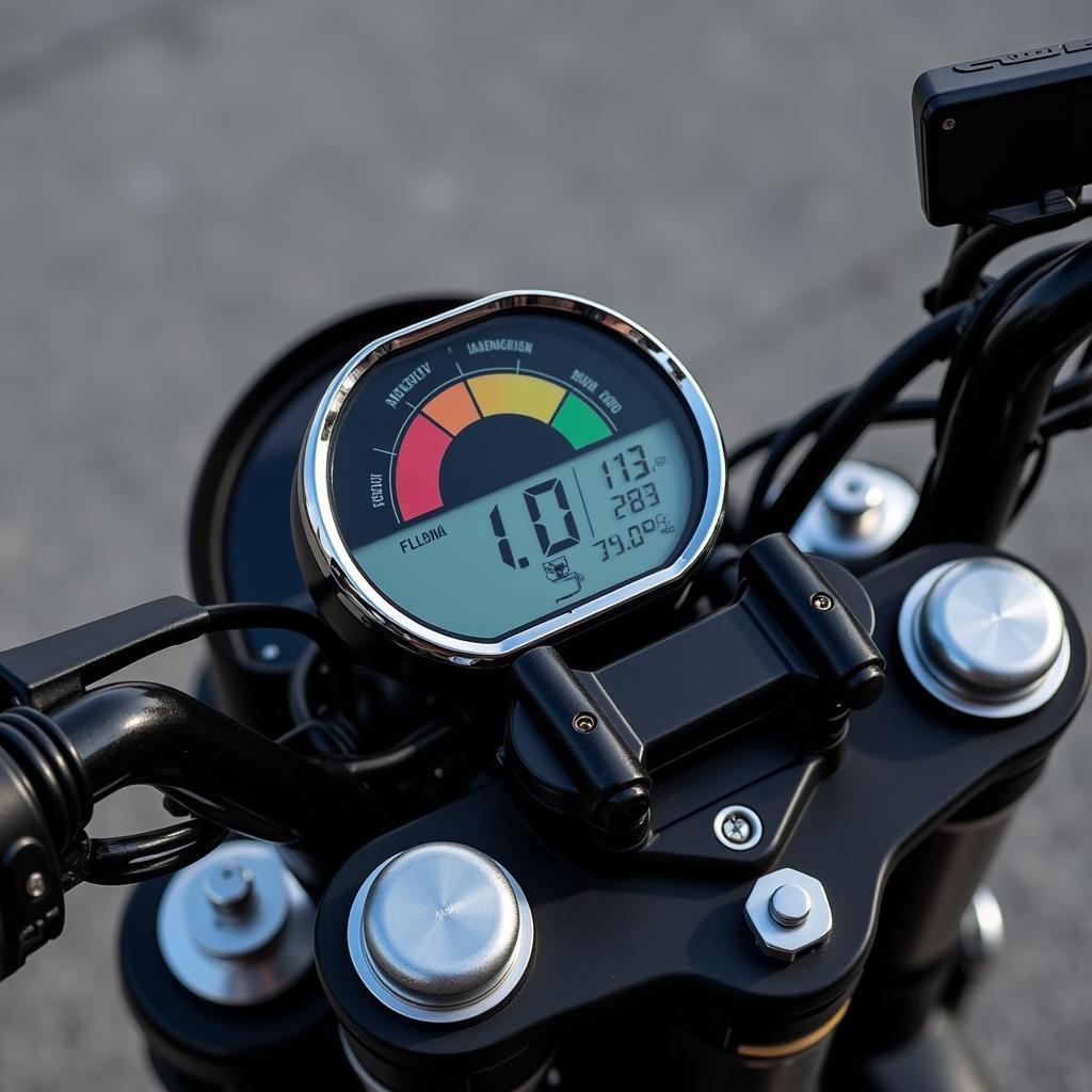 Motorcycle Digital Fuel Gauge Display 