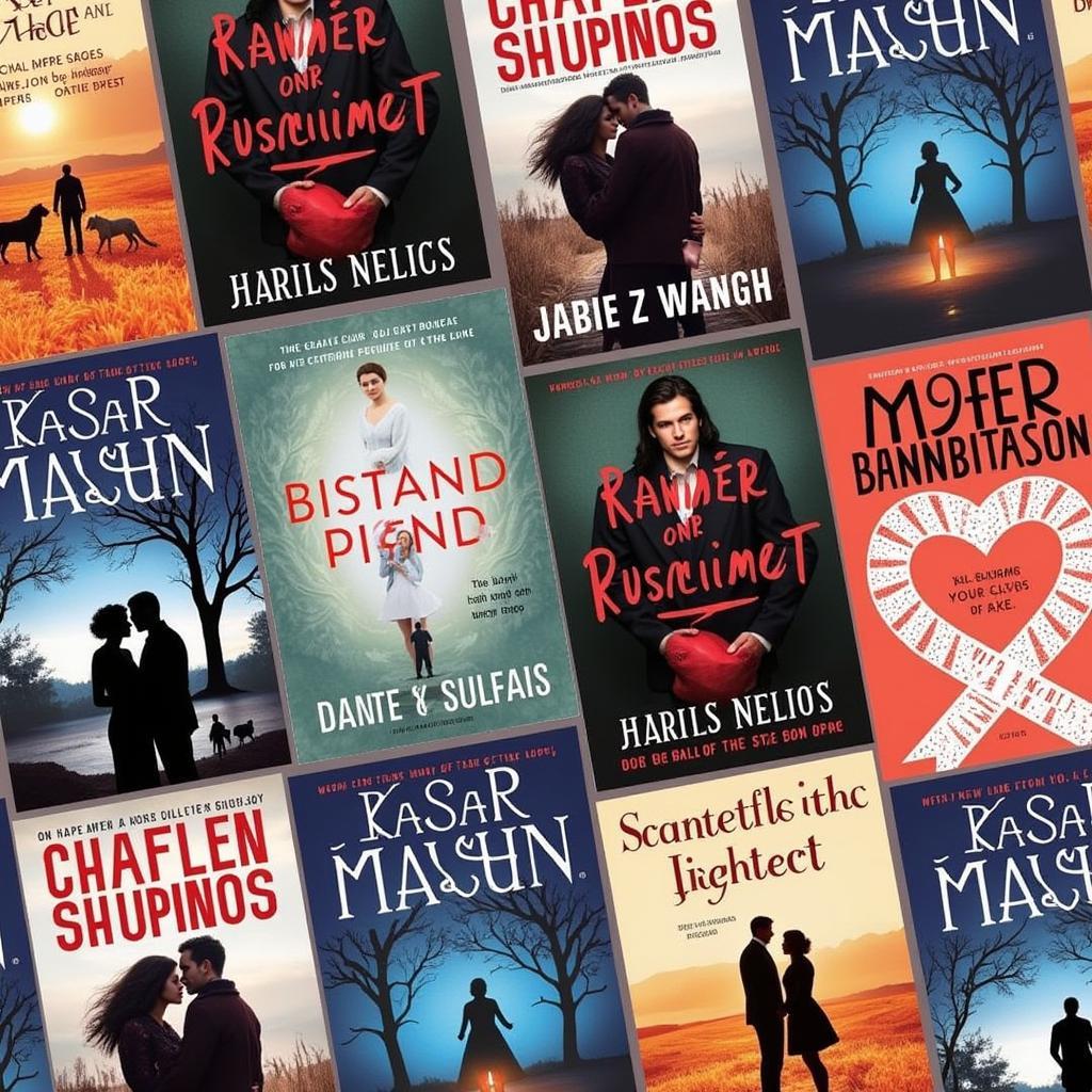 A collection of diverse romance novels