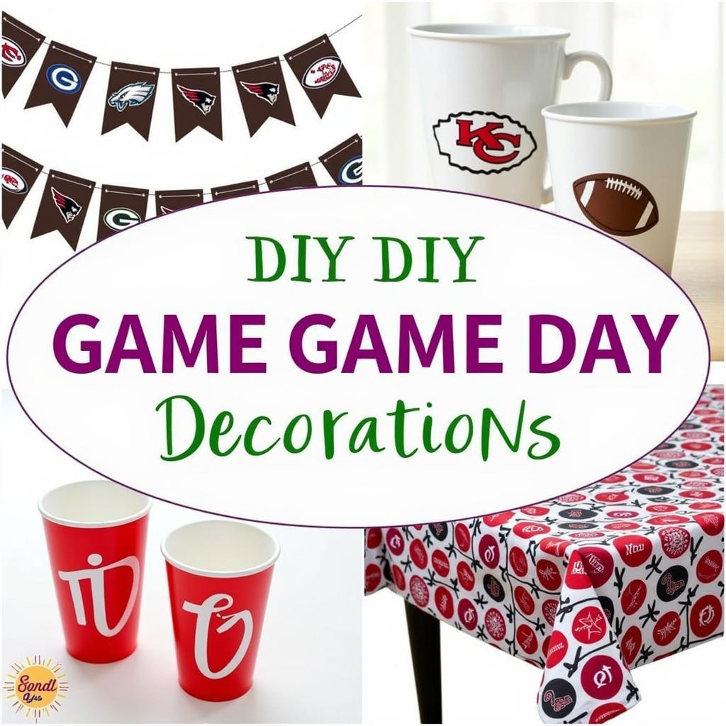 DIY Game Day Decorations with SVGs