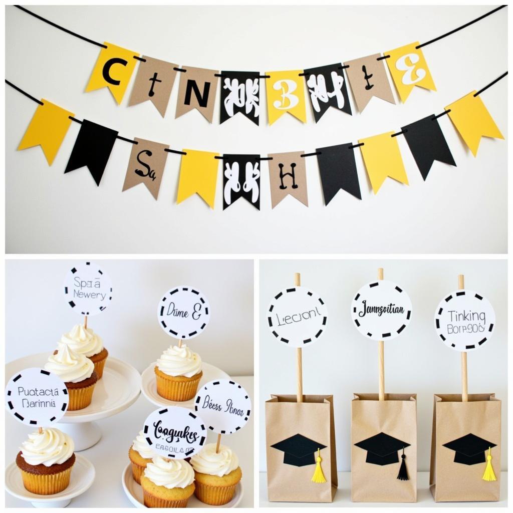 DIY Kindergarten Graduation Decorations with SVG