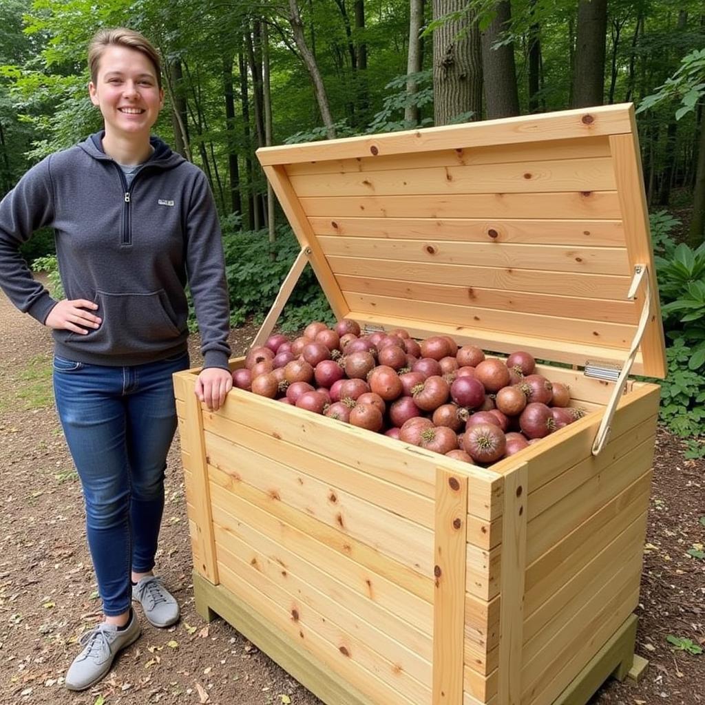 DIY Potato and Onion Bin