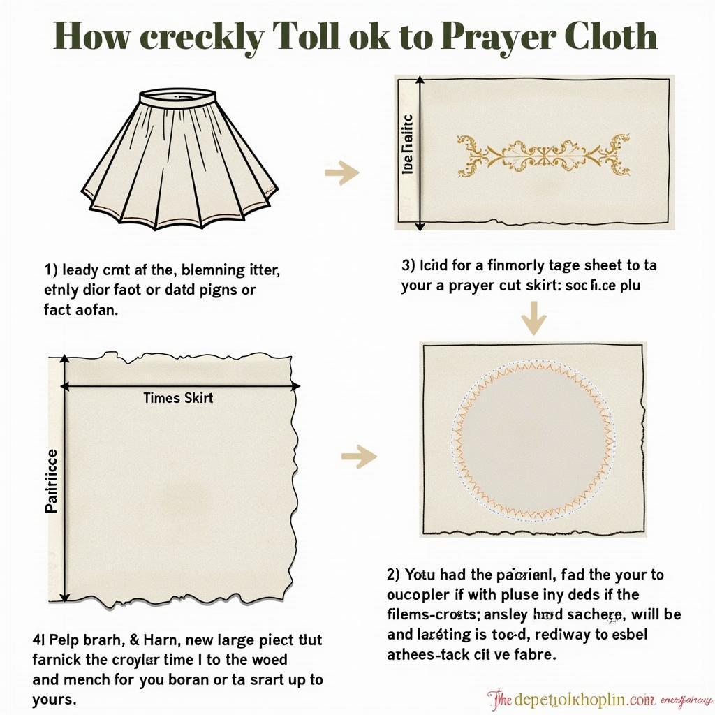 Creating a DIY Prayer Cloth from Old Clothing