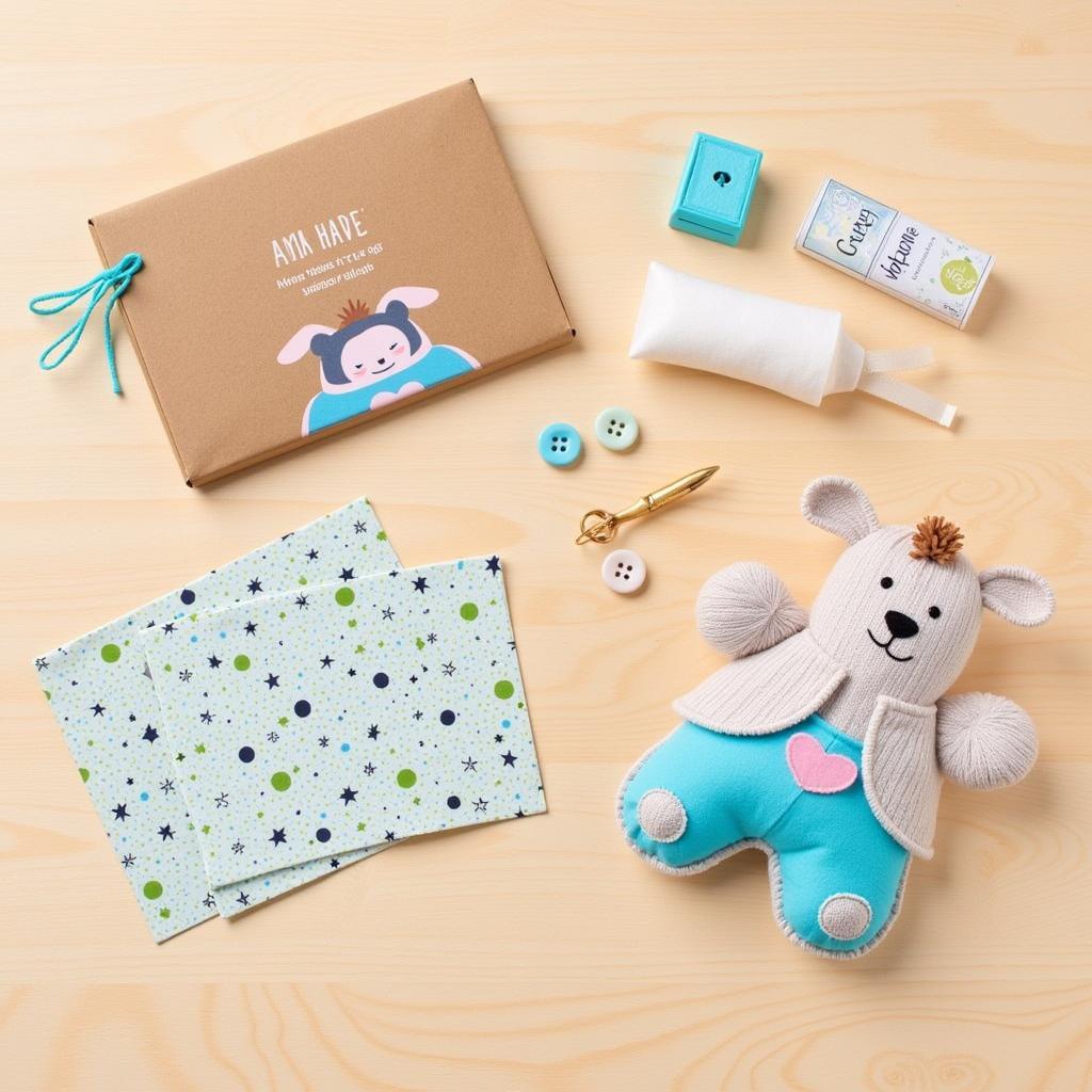 Colorful DIY stuffed animal kit