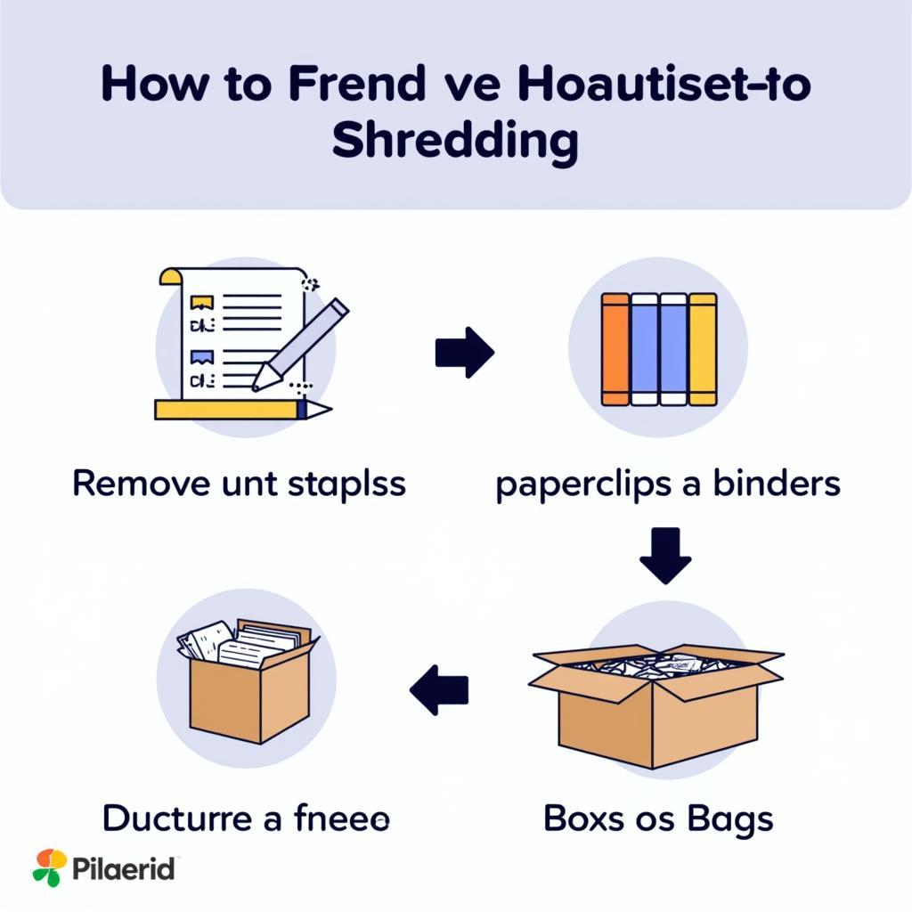 Preparing Documents for Shredding