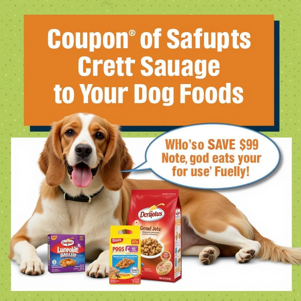  A hand holding a stack of colorful coupons for various dog food brands.