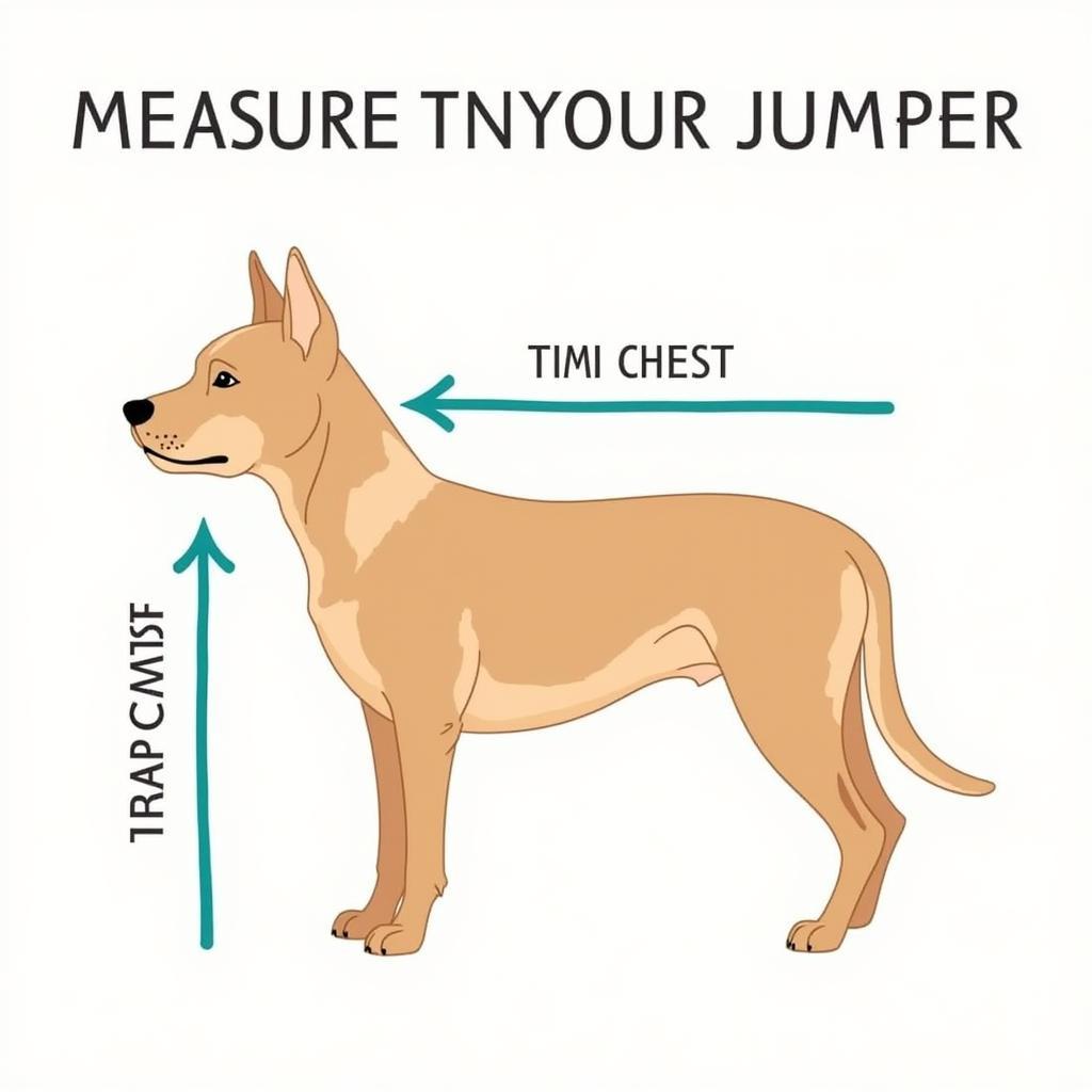 Guide to measuring your dog for a knitted jumper