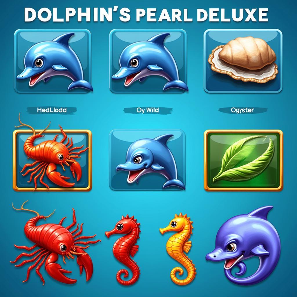 Dolphin's Pearl Deluxe Game Symbols