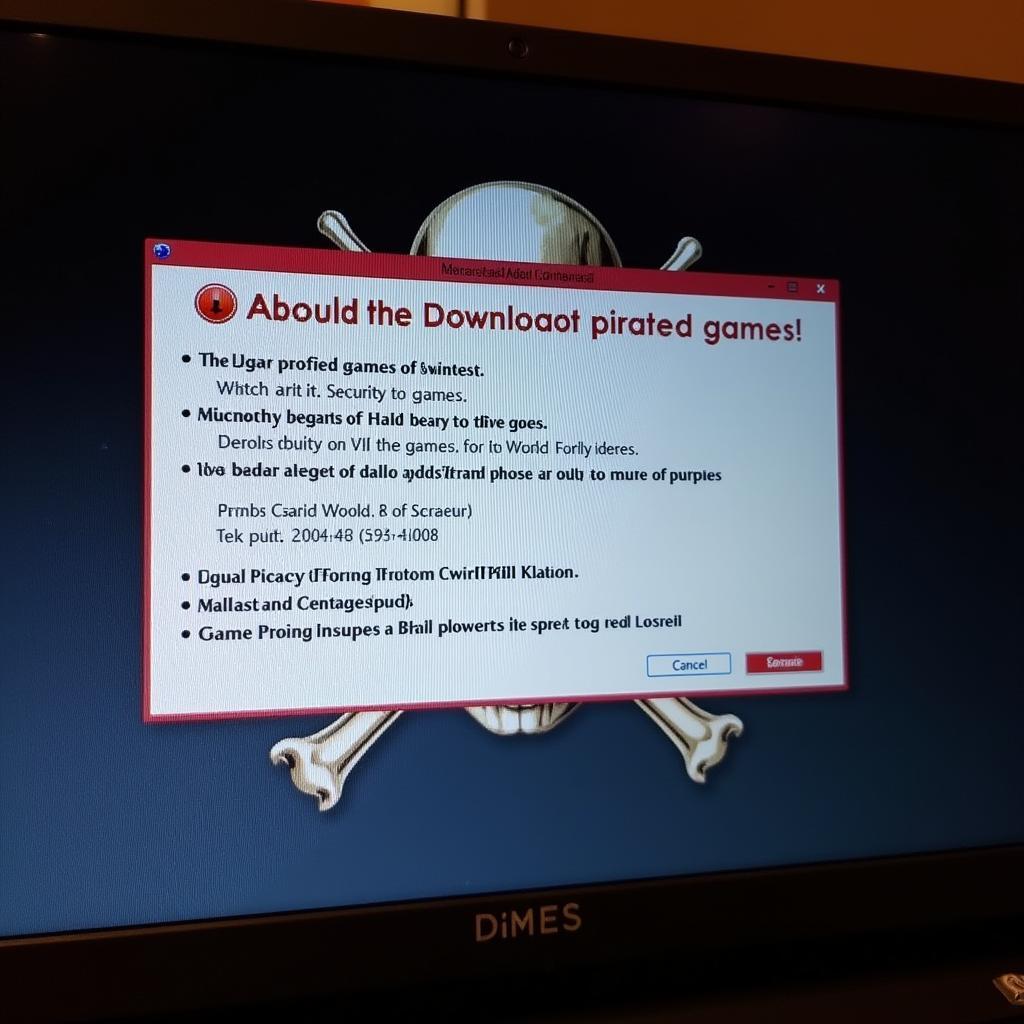 Dramatical Murder Game Piracy Warning